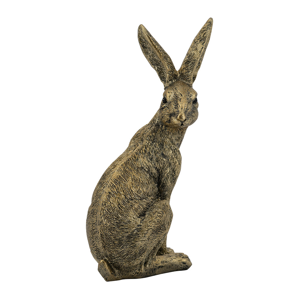 Gold Rabbit Statue – Sitting