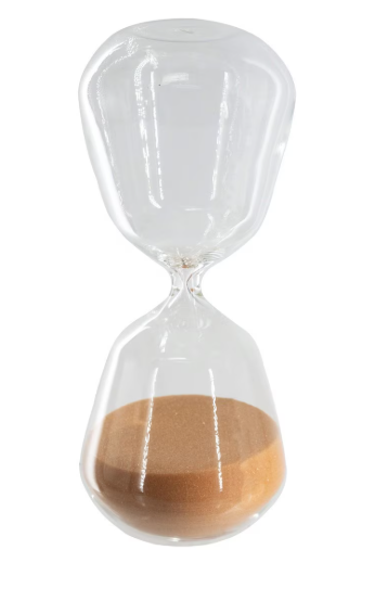 Hourglass - Hour Glass with Terracotta Sand - Large