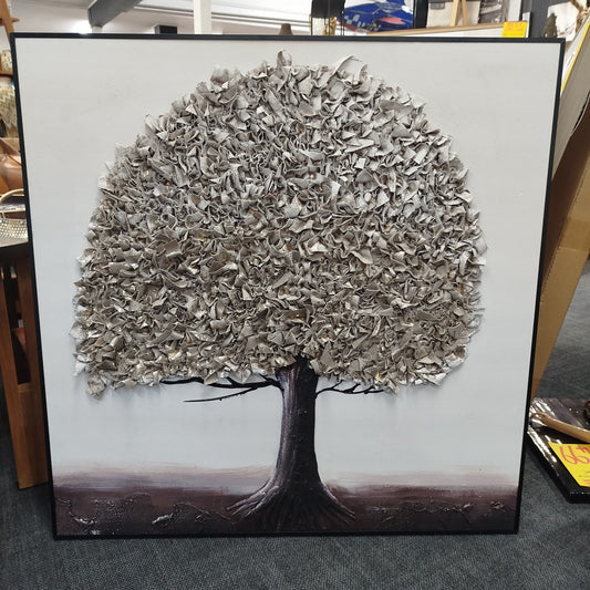 Framed Art - Single Tree 80x80