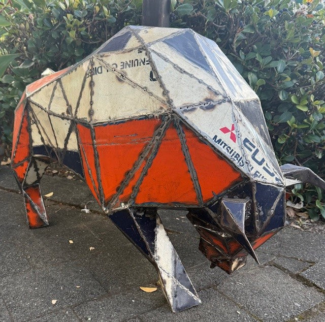 Outdoor Sculpture - Angry Bull - Small