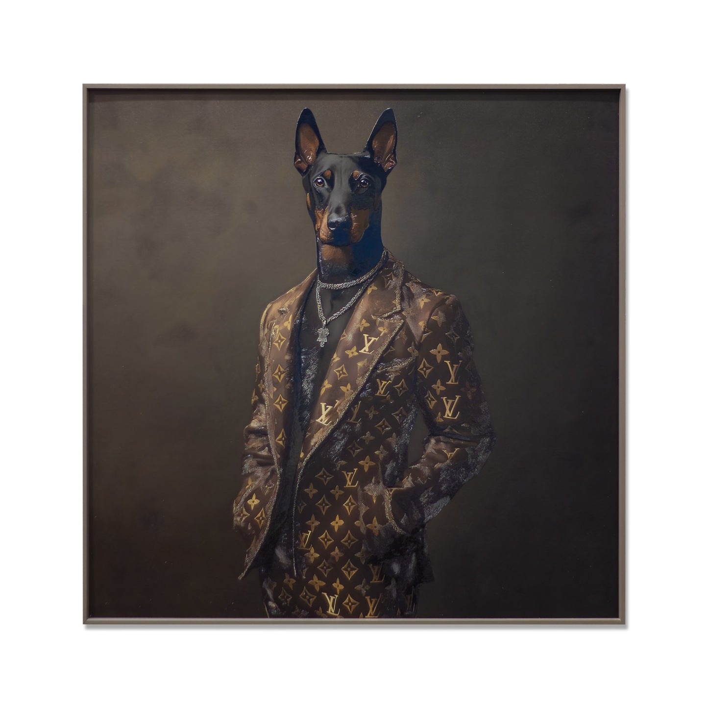 Framed Art - Snoop Dog 80x80
