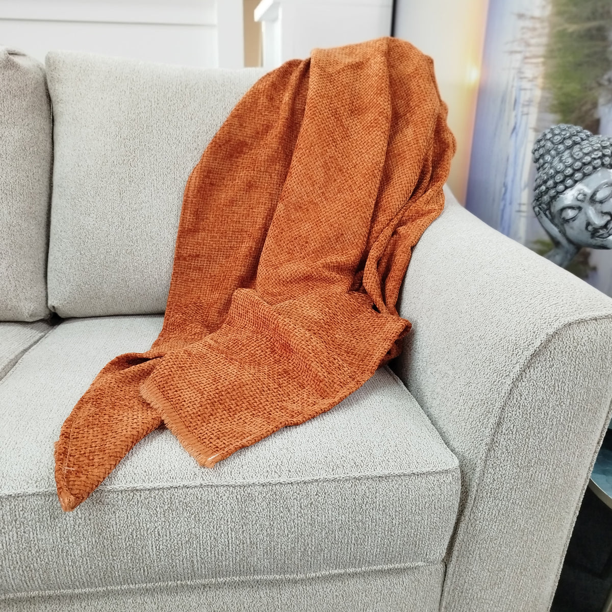 Soft Textured Throw - Available in 4 Colours