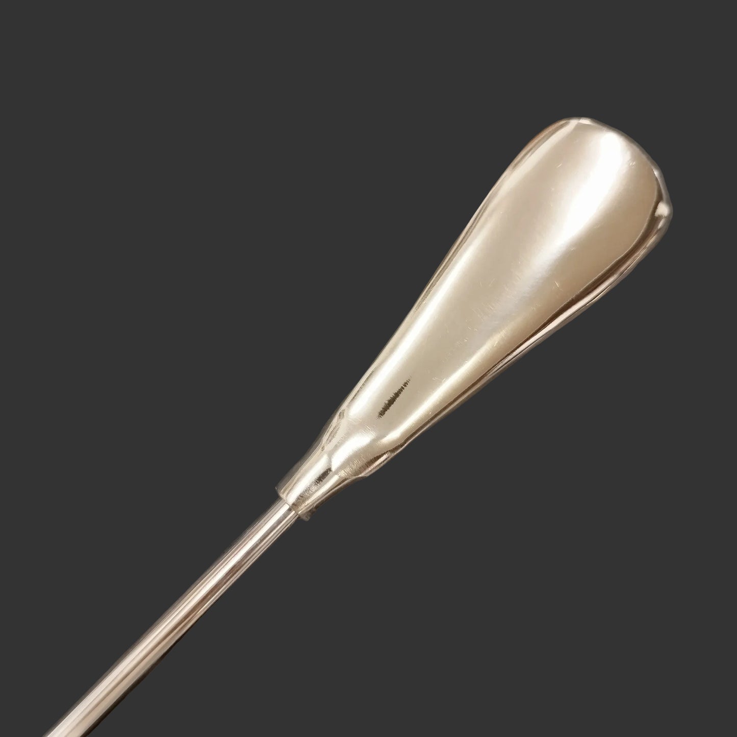 Shoe Horn - Aluminium Shoe Horn with Horn Handle