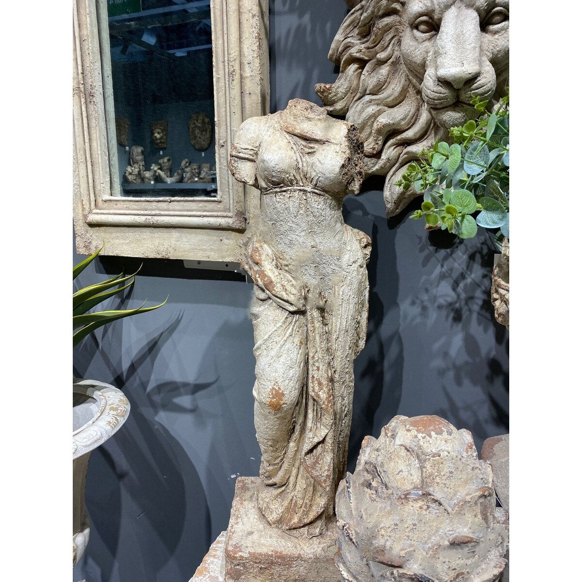 Vintage Bust-antique marble