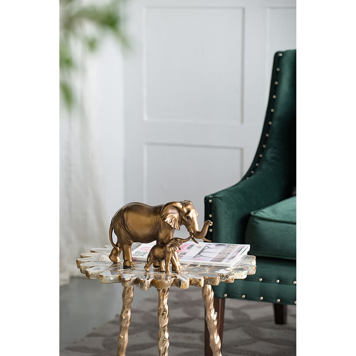 Elephant and Calf Statue