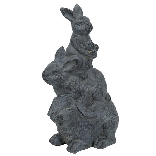 Rabbit Family Statue