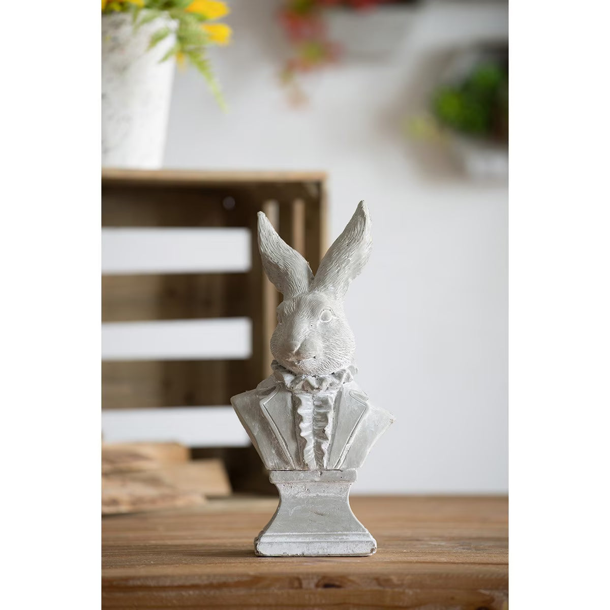 Rabbit Head Statue