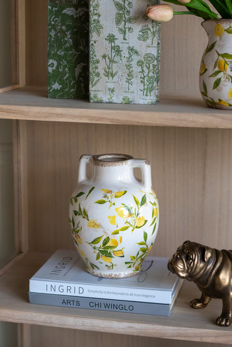 Vase - Lemon & Leaves Vase