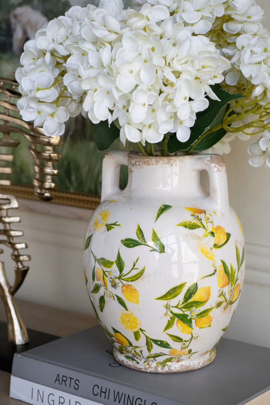 Vase - Lemon & Leaves Vase