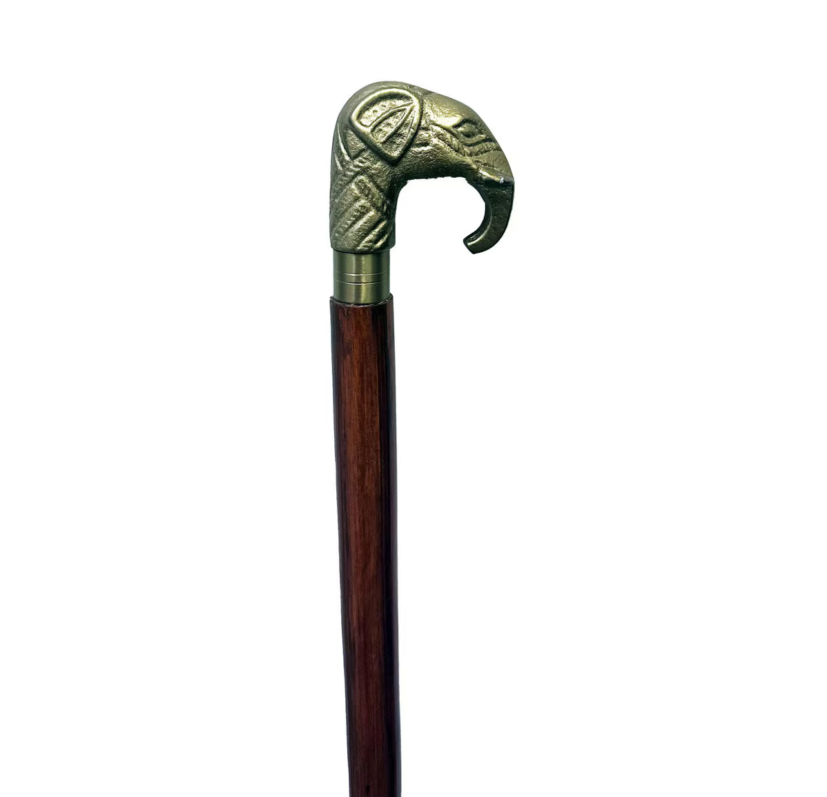 Brass Elephant Walking Stick