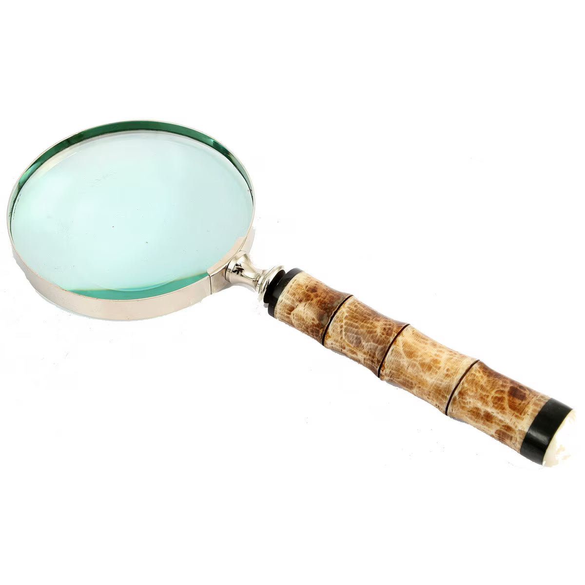 Magnifying Glass - Nickel/Bone
