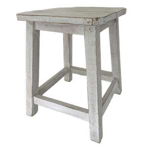 Florence Stool Square White