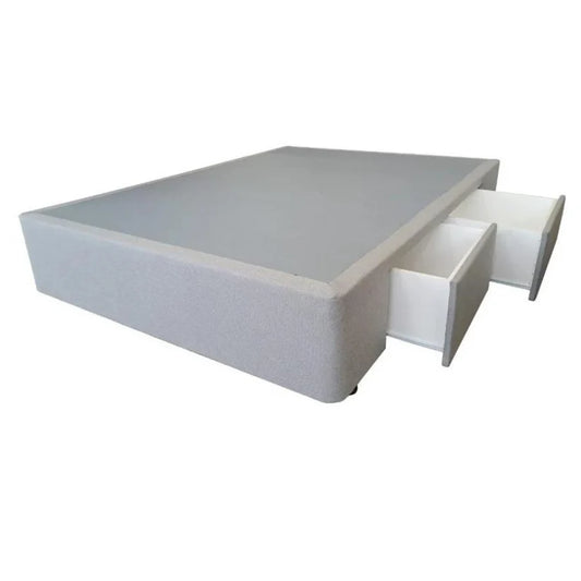 Deep Drawer Bed Base - Pine Bed Base with Extra Deep Melteca Drawer
