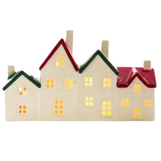 Ceramic Light Up 4 House Block