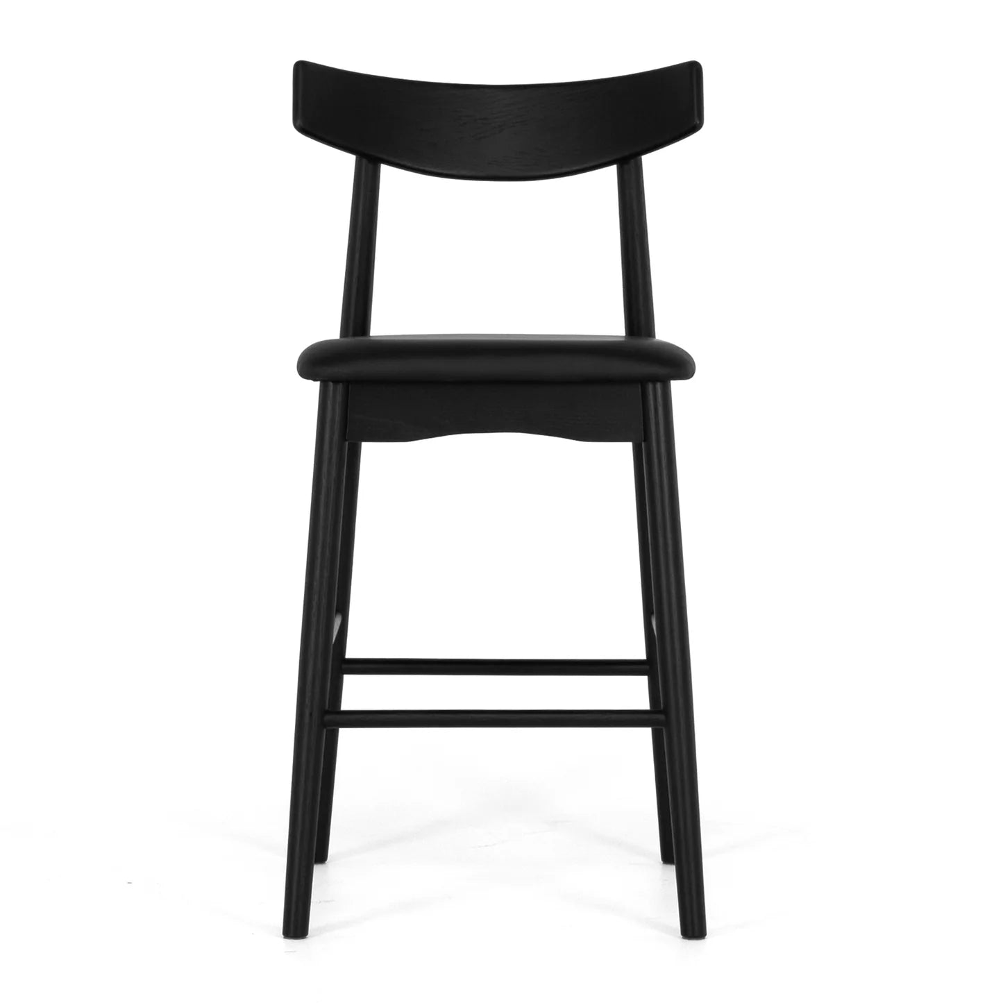 Barstool - Wagner Black Oak Black PU