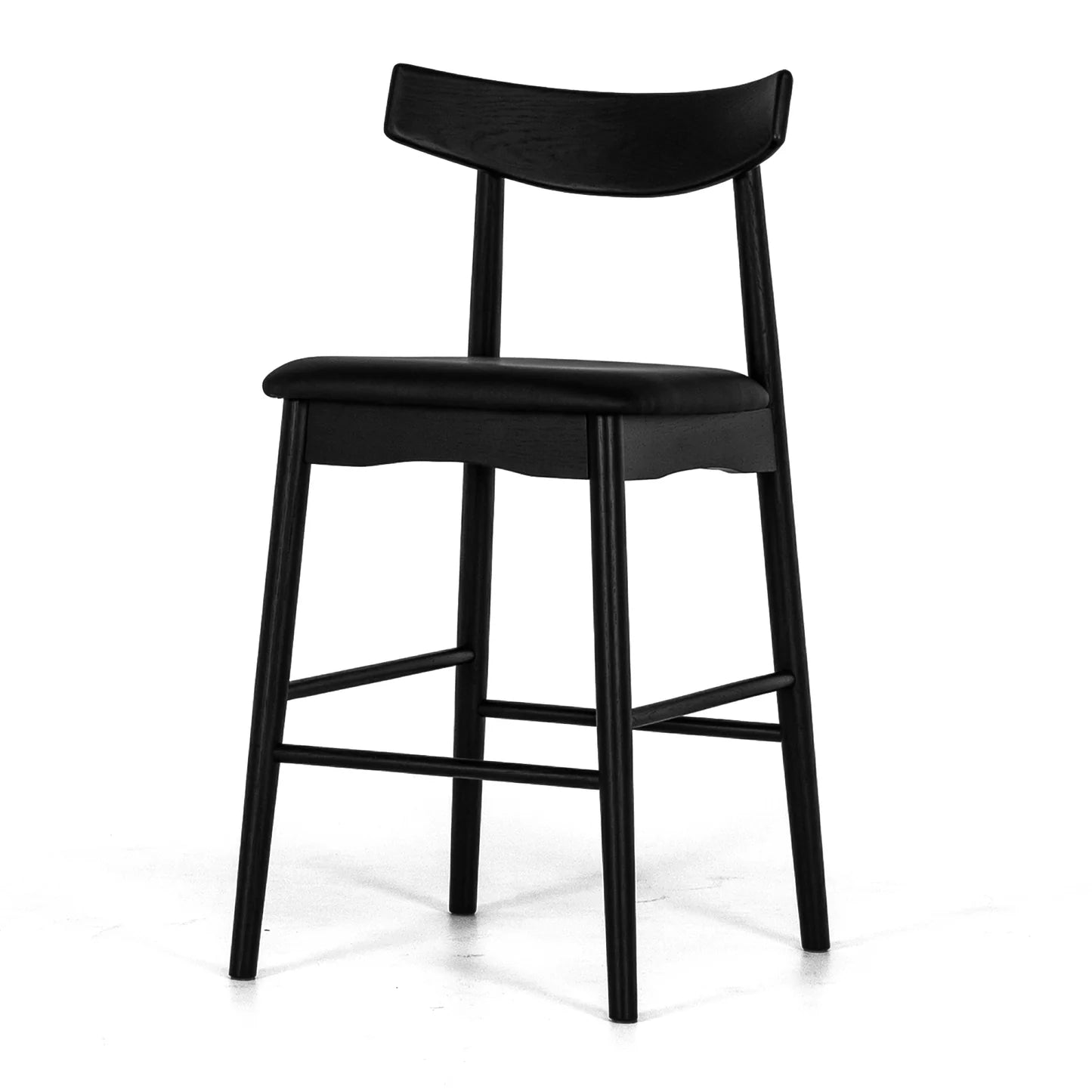 Barstool - Wagner Black Oak Black PU