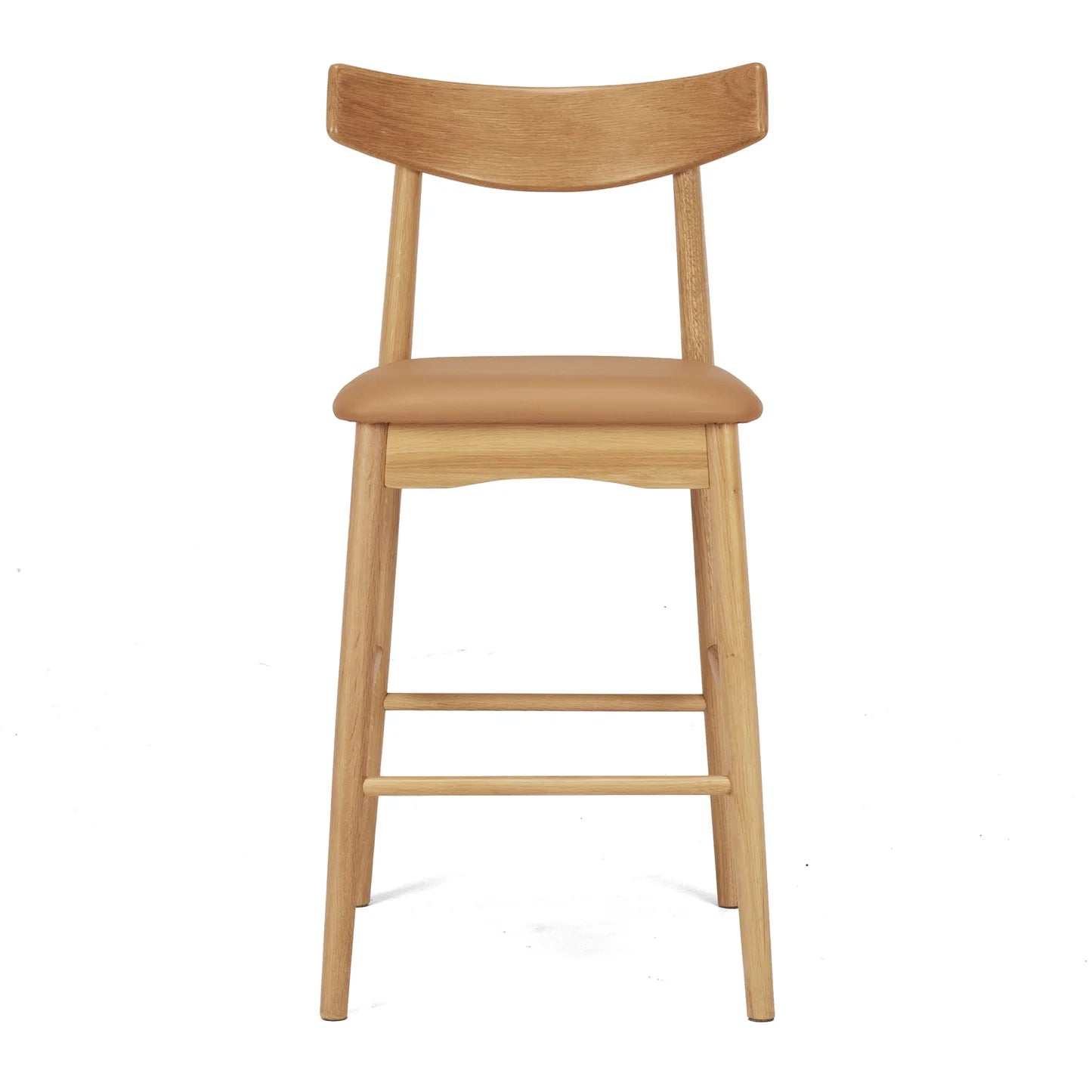 Barstool - Wagner Natural Oak Tan PU