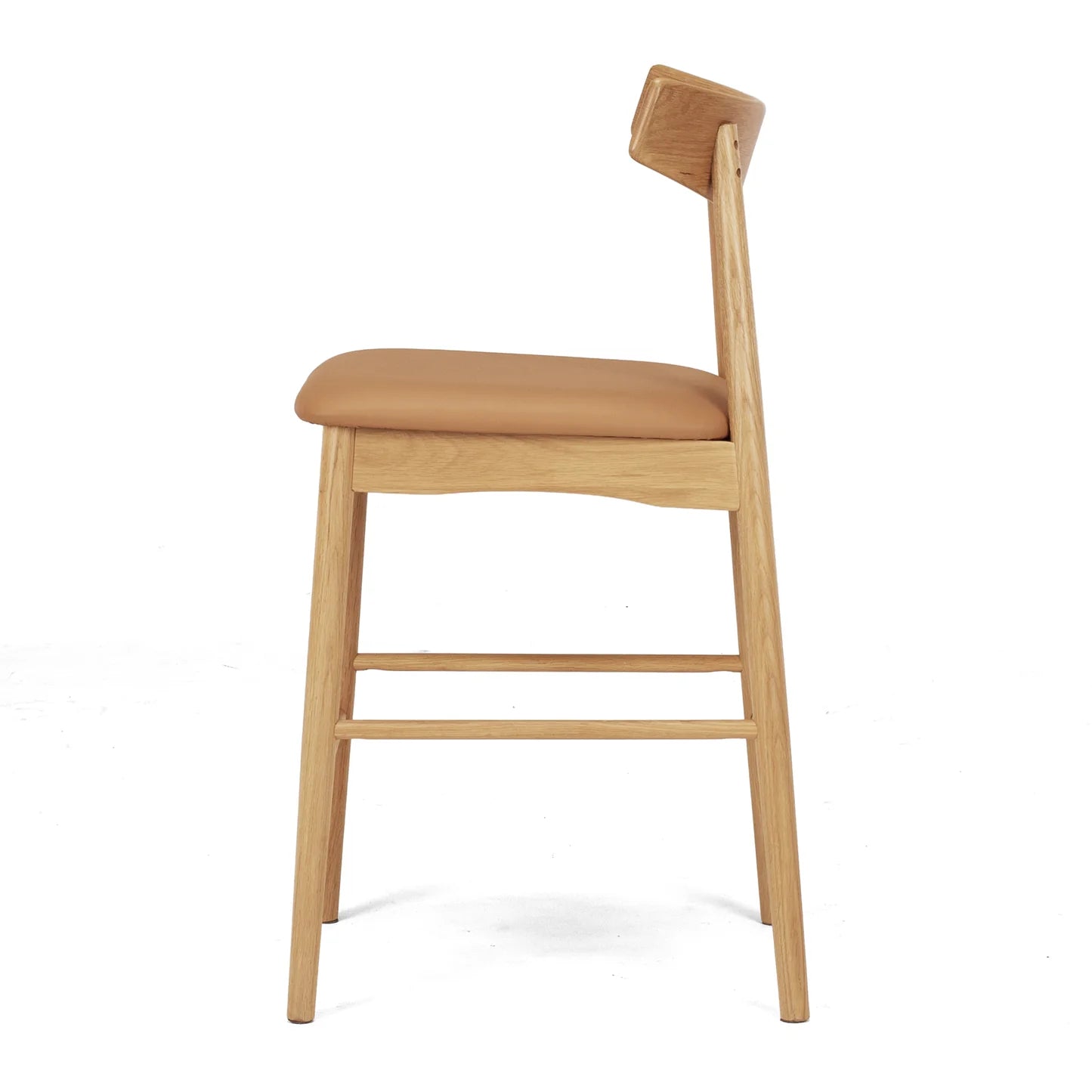 Barstool - Wagner Natural Oak Tan PU