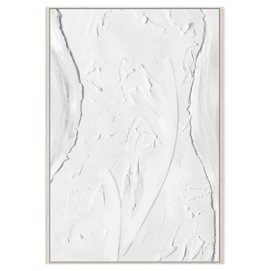 Framed Art - White Abstract 80x120