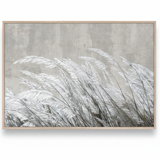 Framed Art - Wind Blown Feather