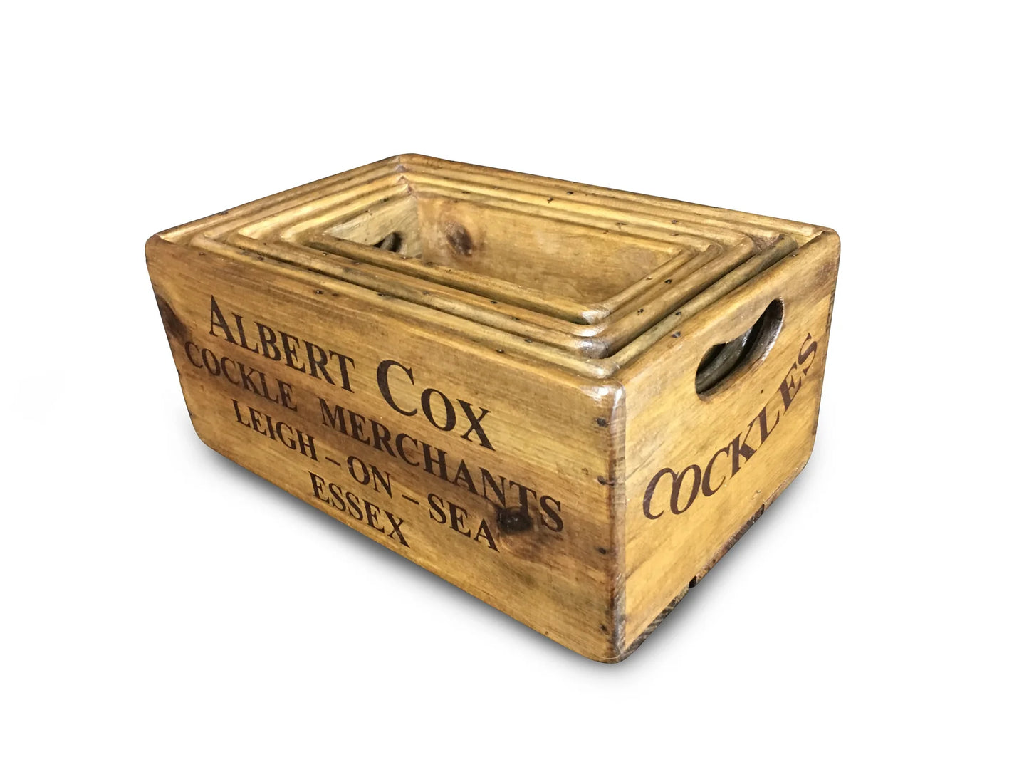 Box With Hole Handles