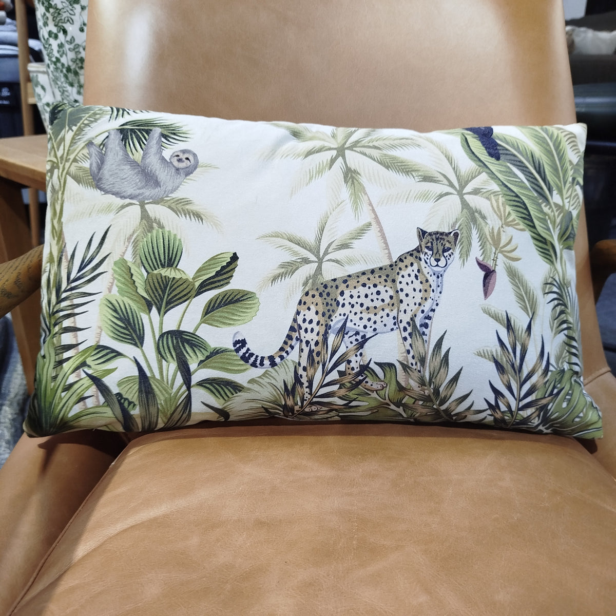 Jungle Escape Lumbar Cushion