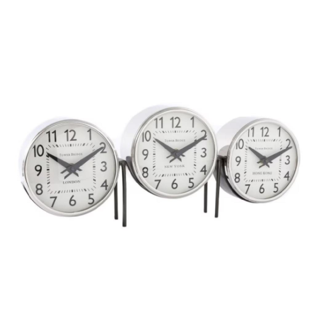 Clock - Aluminium World Clocks