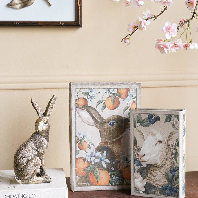 Gold Rabbit Statue – Sitting