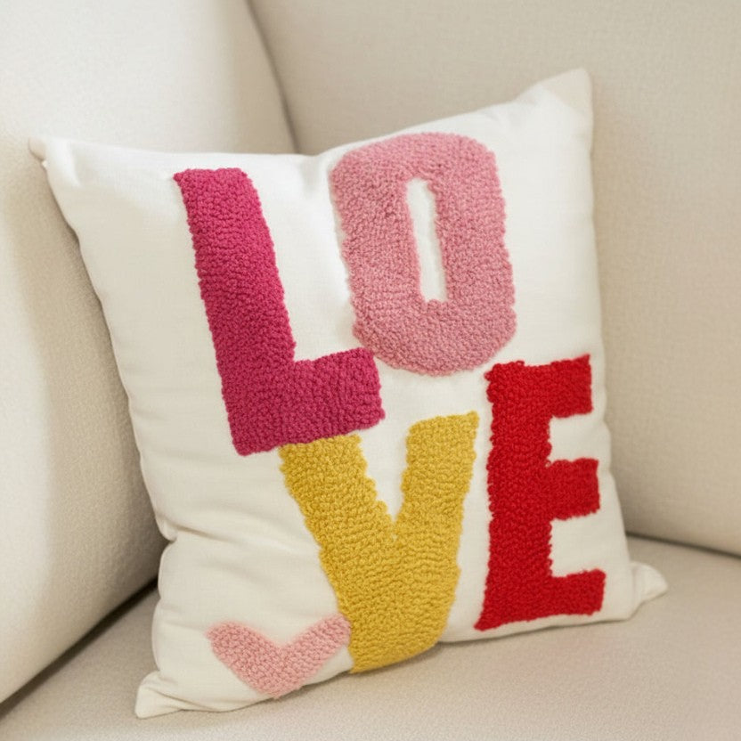 Love Tufted Cushion