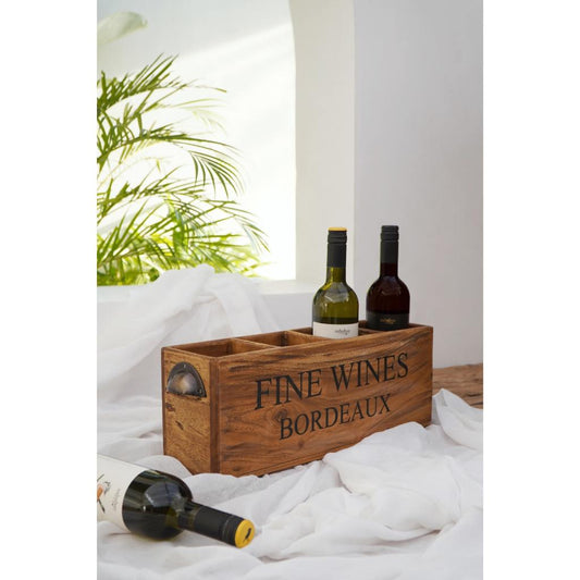 Wine Box - Fine Wine Bordeaux Antique honey