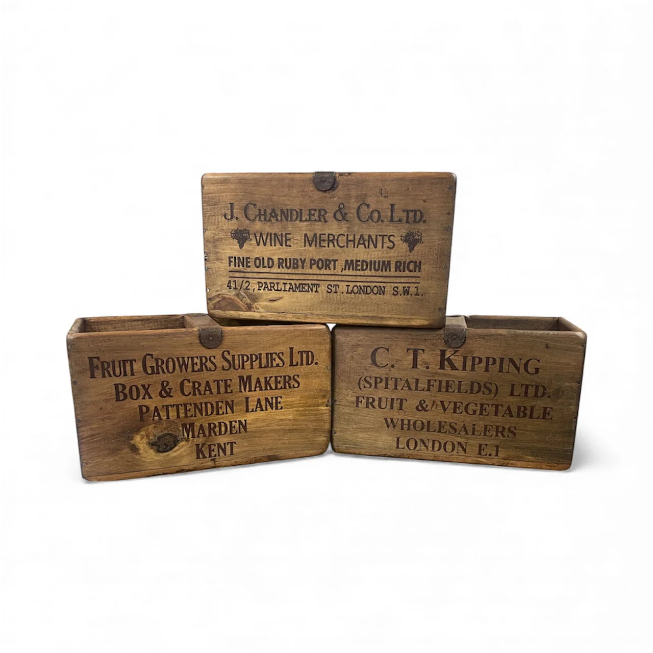 Wooden Box with Handle