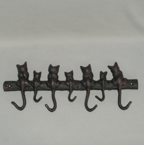 Key Hook - 7 Hook Cat Tail