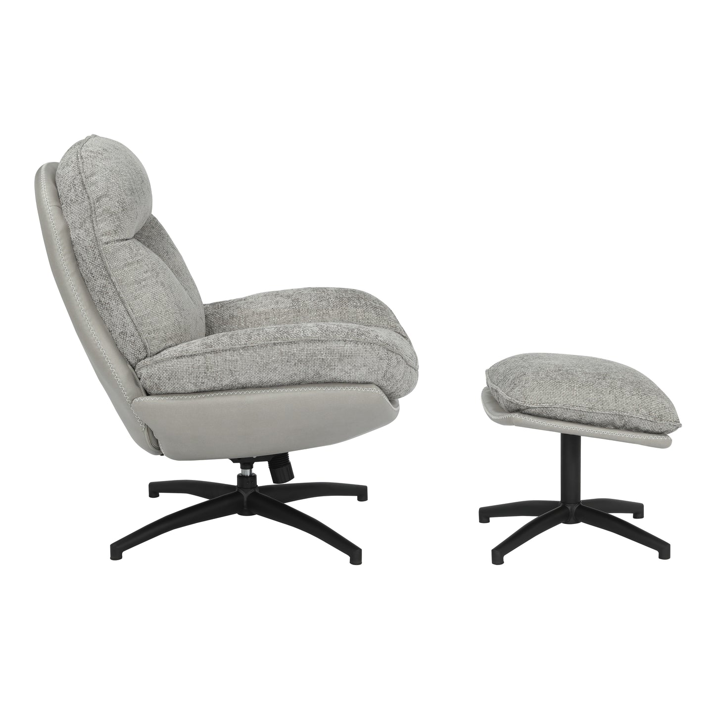 Swivel Chair - Conner Swivel Chair with Ottoman