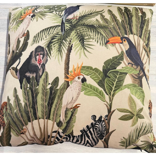 Cushion - Botanical Birds Cushion-Square