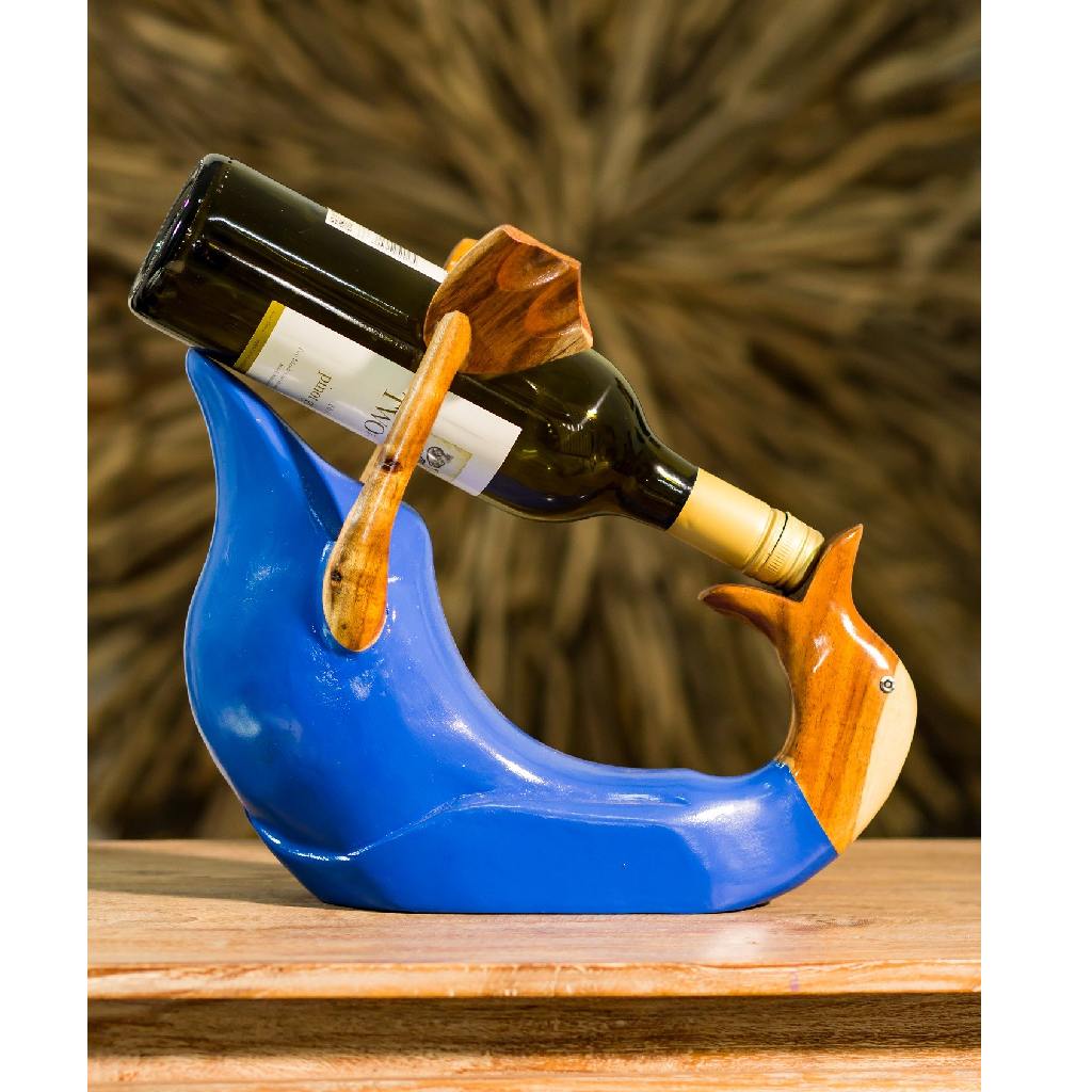 Drinking Duck Bottle Holder - Blue