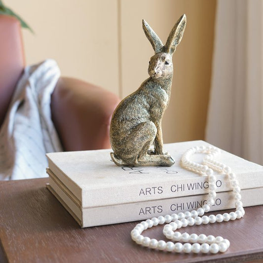 Gold Rabbit Statue – Sitting