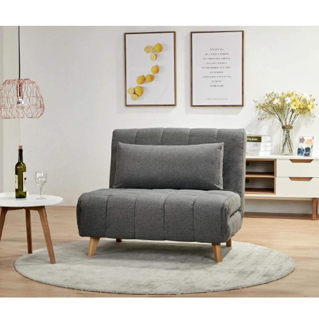 Emma Sofa Bed Light Grey