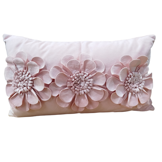 Blush Bloom Lumbar Cushion