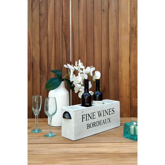 Wine Box - Fine Wine Bordeaux Antique white