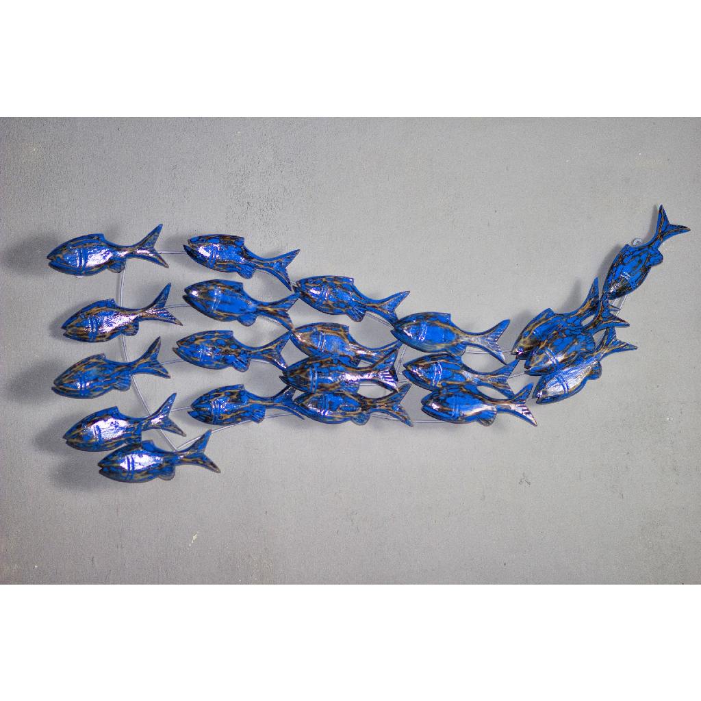 Fish Wall Deco Wave Blue