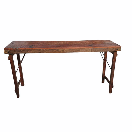 Wooden Folding Console Table
