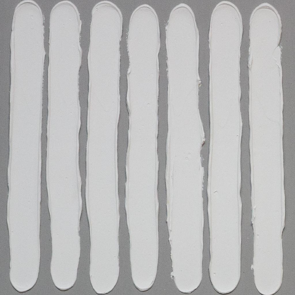 Framed 7 White Lines 60cm x 90cm