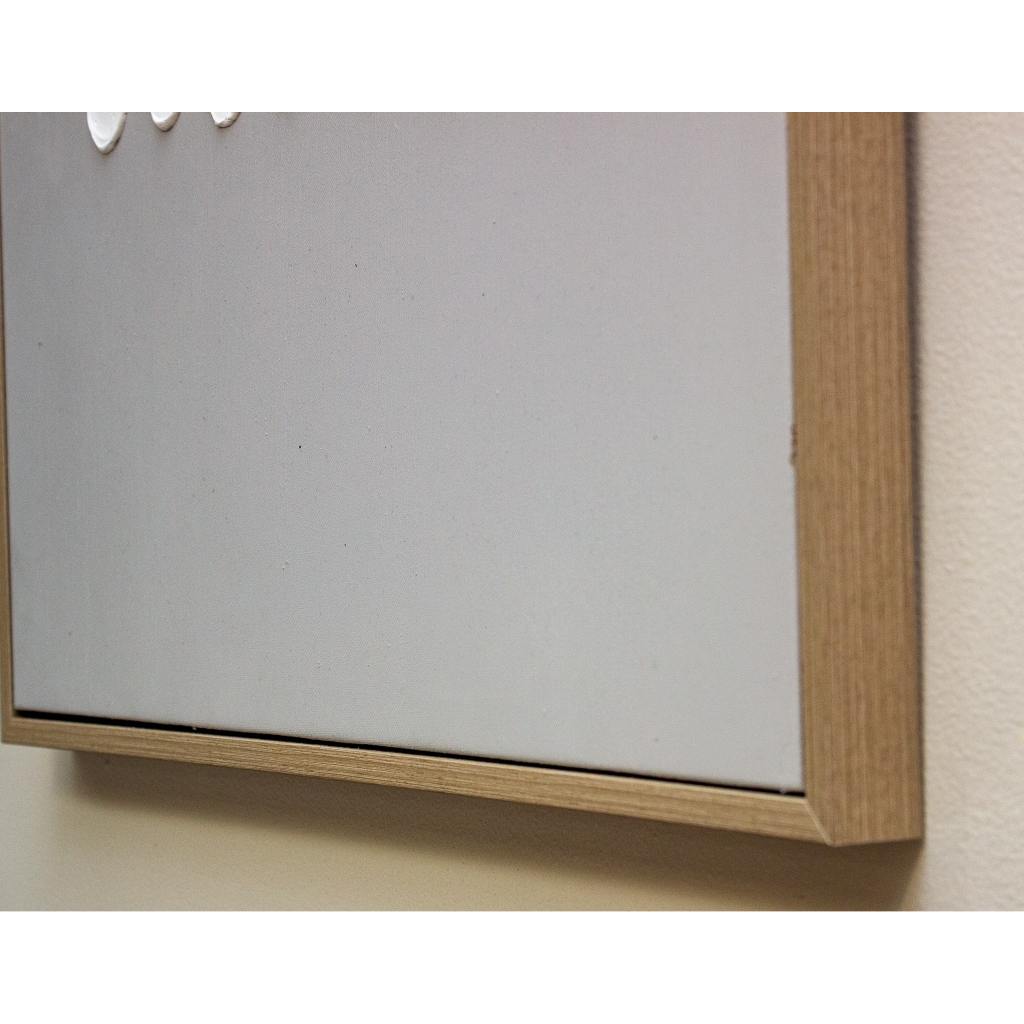 Framed 7 White Lines 60cm x 90cm