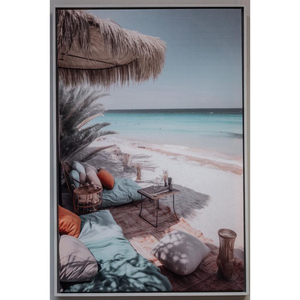 Framed Beach Retreat 80cm x 120cm