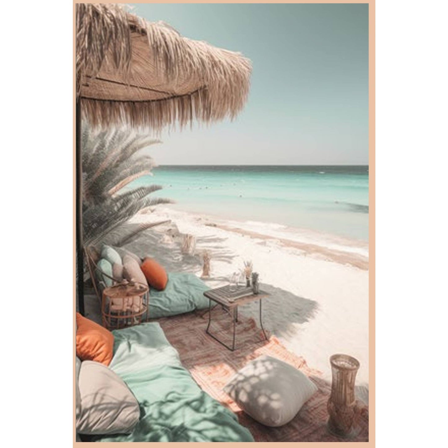 Framed Beach Retreat 60cm x 90cm