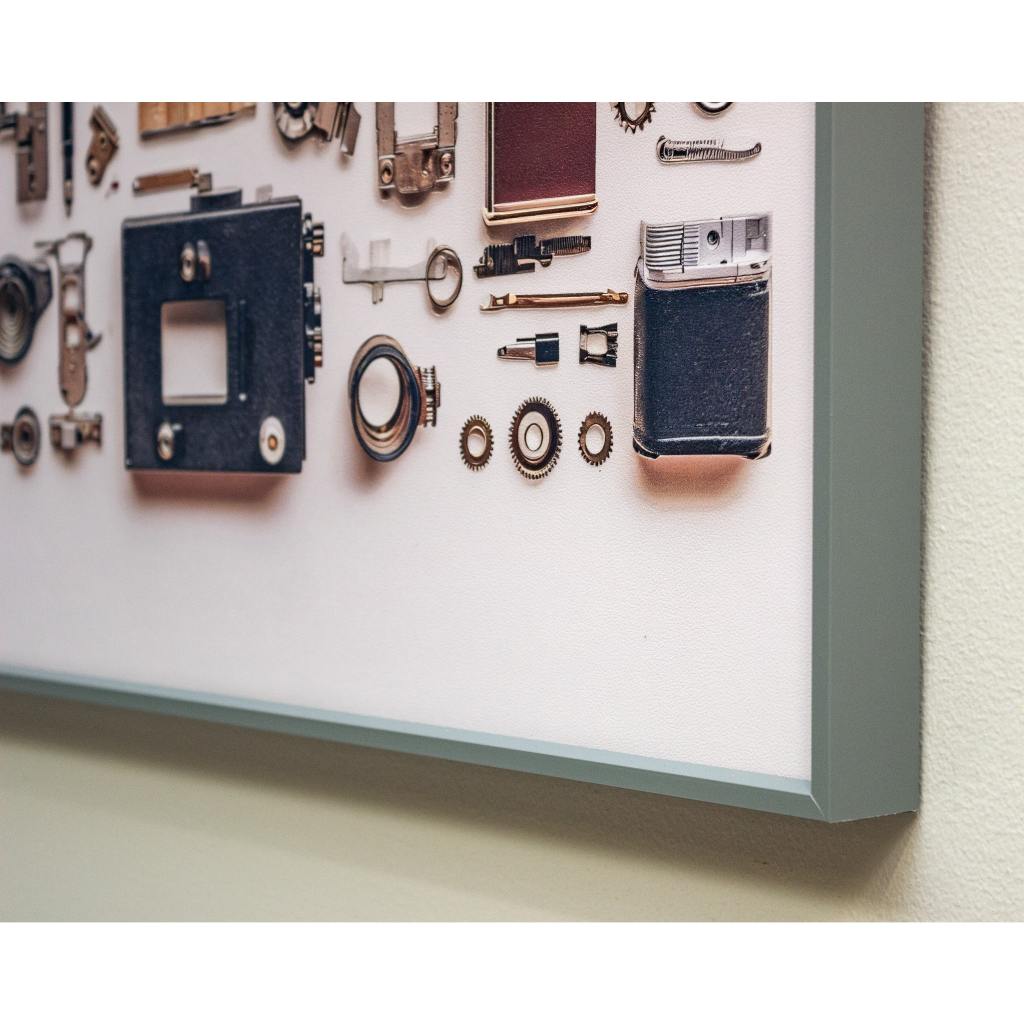 Framed Wall Art - Camera Montage 60cm x 80cm