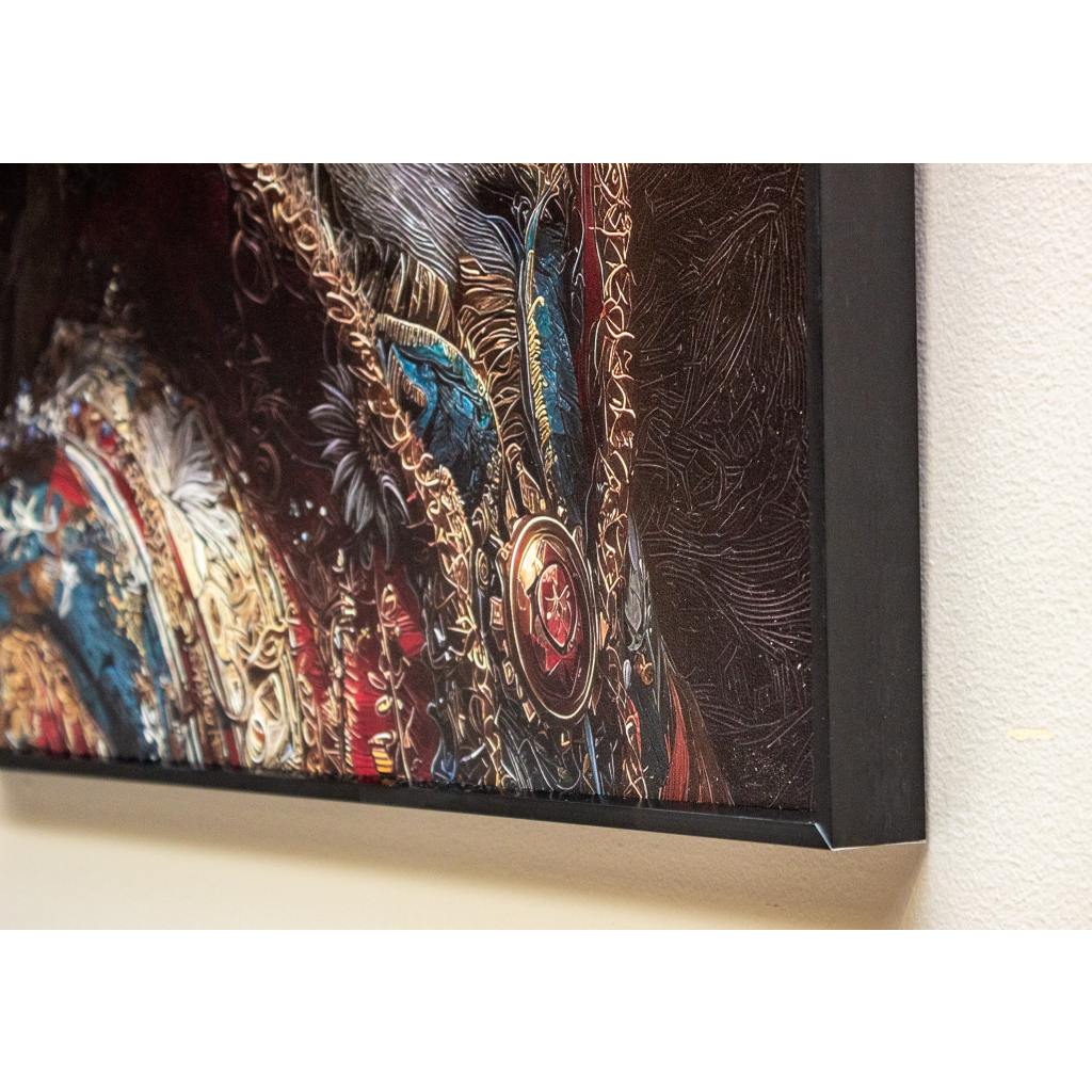 Framed The Royal Court Cat 60cm x 80cm