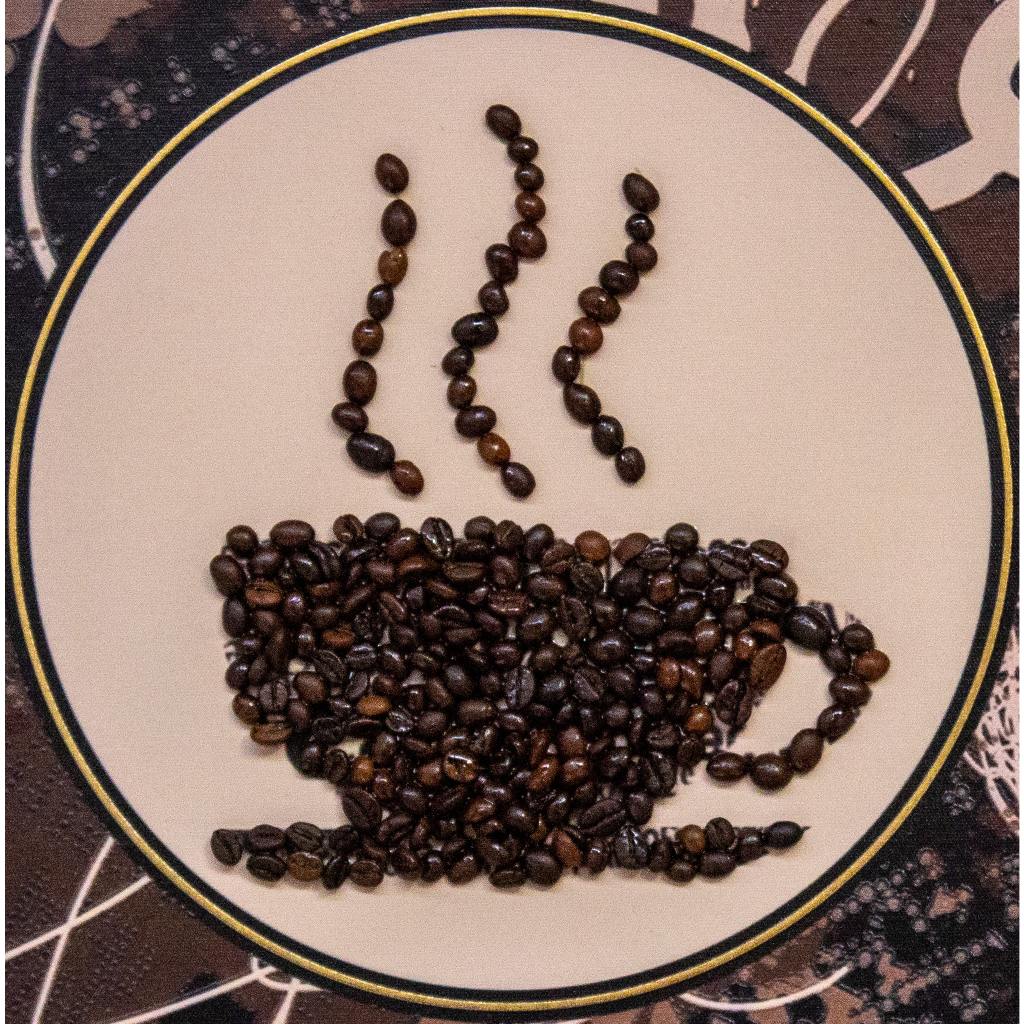 Framed Wall Art - Coffee Cup 40cm x 40cm