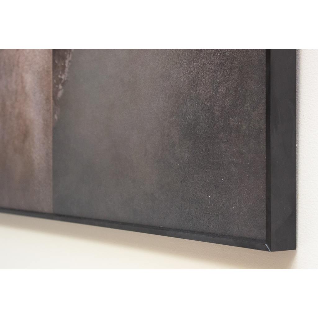 Framed Wall Art - Dog Peek a Boo 80cm x 80cm