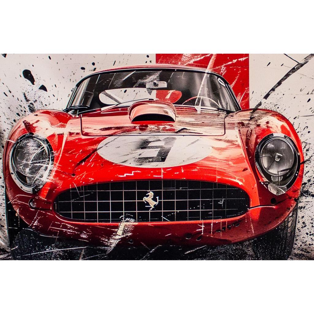 Framed Wall Art - Ferrari Racer 120cm x 80cm